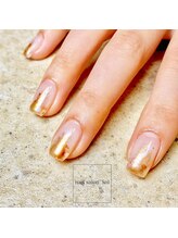 ネイルサロン ソル(Sol)/ホイルや水彩を使ったニュアンス