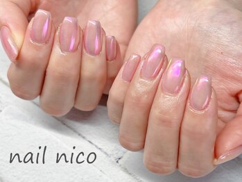 ネイルニコ(nail nico)/うるツヤオーロラネイル