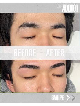 アディクト 恵比寿本店(ADDICT)/眉毛BA[池袋/眉毛サロン/メンズ]