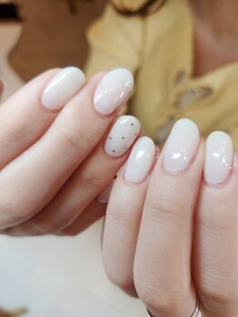 エヌ 中目黒(N.)の写真/上品キレイな指先を叶える★人気のシンプルコースは8000円→7500円♪初回オフ無料！