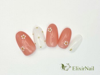 エリクサーネイル 神田(Elixir Nail)/シンプル/クーポン使用