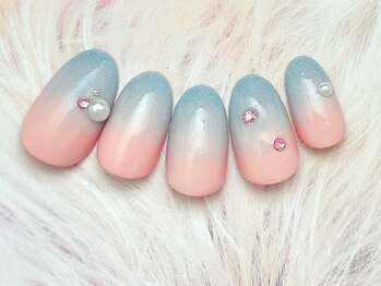 ネイルサロンアビー 北千住店(abbie)の写真/《お爪に優しいパラジェルベース導入サロン♪》上品アート×肌なじみの良いカラーで似合わせネイル