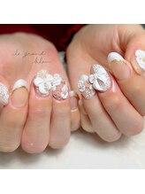 ルグランブルー(le grand bleu)/豪華！ブライダルネイル