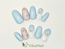エリクサーネイル 神田(Elixir Nail)/シンプル/クーポン使用