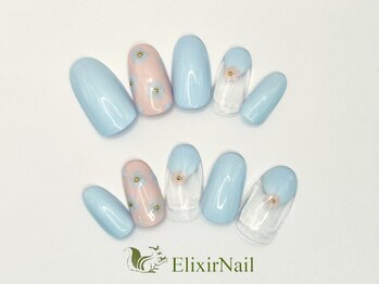 エリクサーネイル 神田(Elixir Nail)/シンプル/クーポン使用