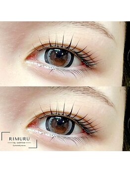 リムル バイ グリッター(RIMURU by GLITTER)/まつ毛パーマ/束感まつげ