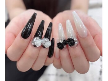 チップ長さだしネイル