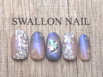 スワロンネイル 名古屋店(SWALLON NAIL)/紫陽花