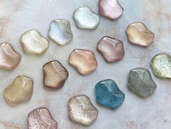 メゾンミズホ(Maison Mizuho)の写真/＼伏見・栄／シンプルでも可愛い♪大人気!マグネット・フラッシュネイル¥4500/ワンカラー・フレンチ¥3980★