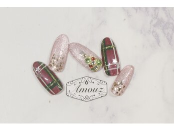 アモウズ(Amouz)/定額【クリスマスネイル】3