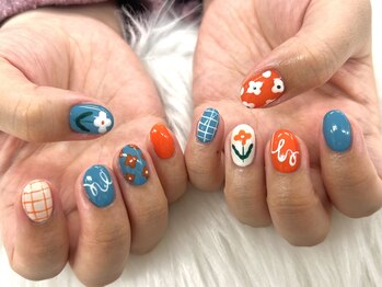 【木村】春のフラワーアート