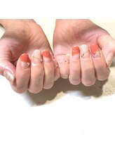 ネイルサロン マハロ 横浜四季の森フォレオ店(Nail Salon Mahalo)/斜めラインネイル