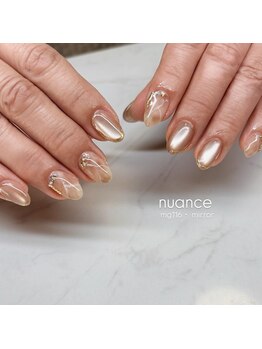 エンズネイル(O’s nail)/大理石ネイル