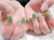 ラルネイル 大宮(Lull. nail)/#押し花 #塗りかけ
