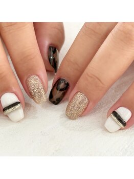 ネイルスミス 高松店(Nailsmith)/黒レオパ