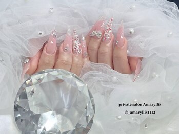 アマリリス(Amaryllis)/ツイード×チークネイル♪