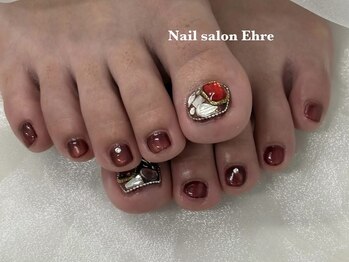 ネイルサロン エーレ 梅田店(Ehre)/親指アート