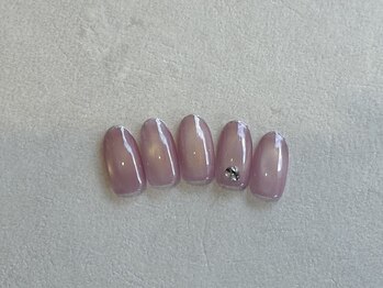 latte.nail【ラテネイル】[富山ネイル/ワンカラー/マグネット/フィルイン/長さだし]/定額デザイン　A