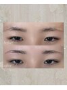 眉毛スタイリング