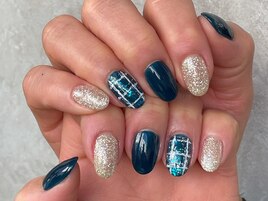 チェックネイル