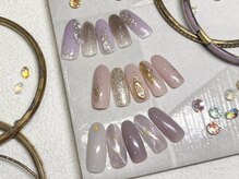 バランス 泉中央店(balance)/定額制♪ミラー×大理石ネイル