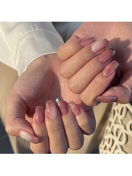 ミントリーフ バイ リート(Mint leaf by Reat)/パープルピンクニュアンス