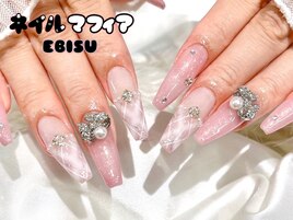 チェック/ワンホンネイル/恵比寿