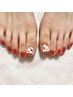 【Foot】両親指アート 