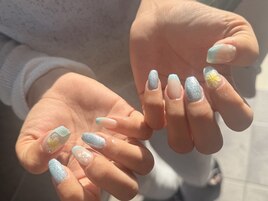 プルメリア・ハイビスカスネイル