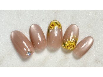 リベリュール(Libellule)/ベージュマグ×ドライフラワー