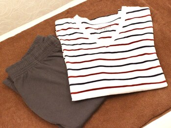 池袋ハート整体院/お着替えもご用意☆