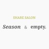 シーズンアンドエンプティ(season&empty.)のお店ロゴ