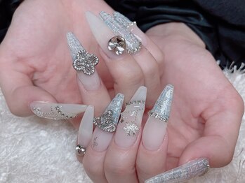 レアネイル 新宿(le'a nail)/ツイードネイル