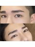 -眉毛-垢抜け眉男性・メンズ(Men’s)美眉スタイリング・おでこwax付¥3980