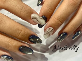 大理石×フラッシュマグネット