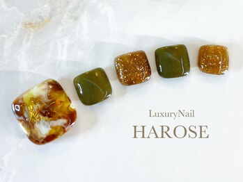 ラグジュアリーネイル ハローズ(HAROSE)/フットジェルマンスリーコース