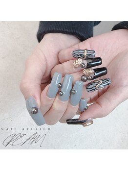 クリーム(Nail Atelier CREAM)/アシメdesign