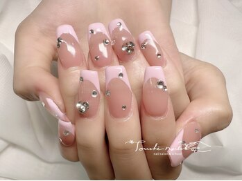 トゥーシェネイルズ 上中野店(Touche’nails)の写真/すらっと美しい指先を実現♪爪のコンプレックスも解消!【初回オフ無料☆ジェルスカルプ＋定額アート¥9800】