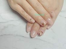 フランセス(Frances)/タイダイ柄ネイル