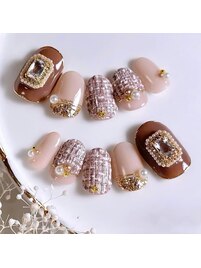 ツイードネイル