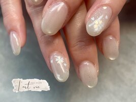 シンプルアート×ホワイトマグ