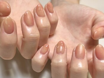 インク(inc)/桃ネイル