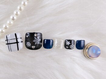 ショコ アンド ラム(Syoko&Lum)/★ウィンターチェックネイル★