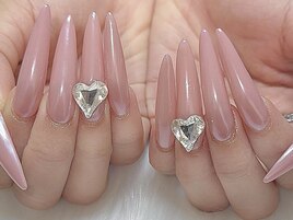 ロング/ピンク/ハート