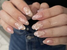 ロミー(Rommy)/yui指名　ドットリボンネイル