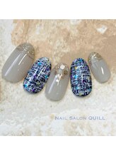 ネイルサロン クイル(QUILL)/12月ネイビー（２）