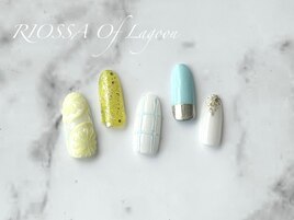 パステルレモンネイル