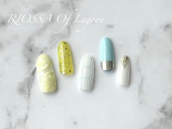 パステルレモンネイル