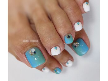 ネイルサロンアンドスクールシャルール(CHALEUR)/フットジェルネイル