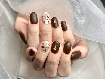 ラーシューシュ(la-chou-chou)/シンプルネイルコース ¥6500